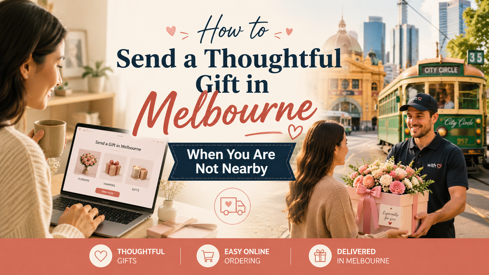 How to Send a Thoughtful Gift in Melbourne When You Are Not Nearby
